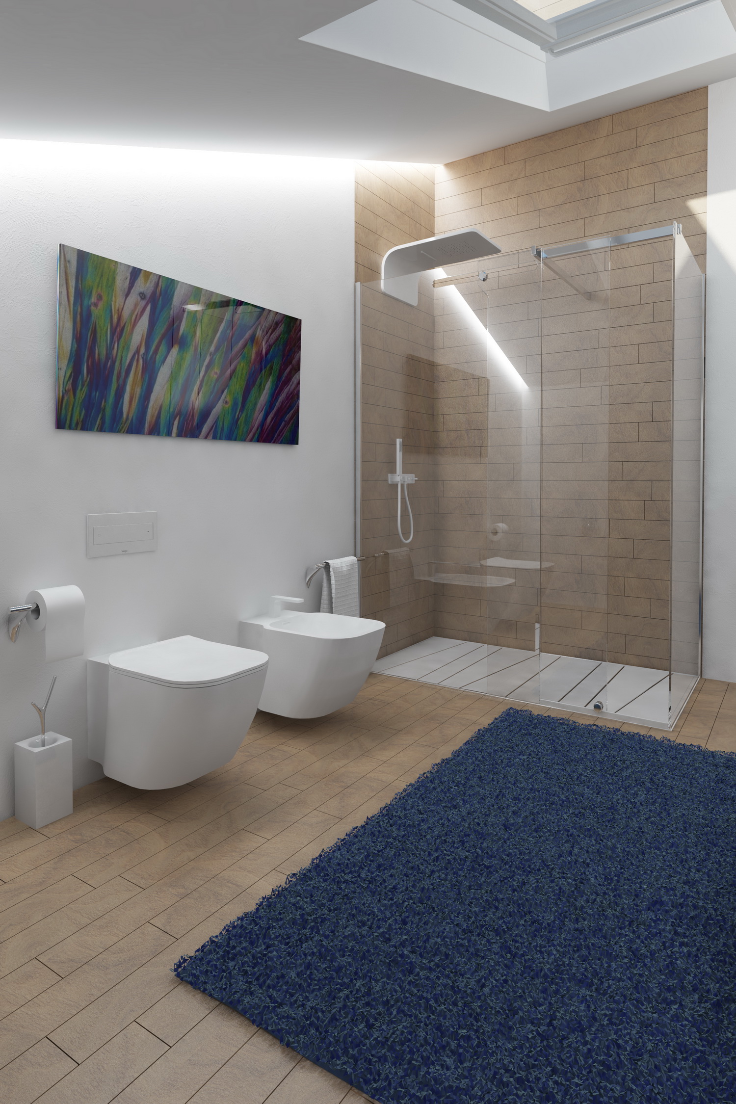 Дизайн ванной комнаты с душевой кабинкой