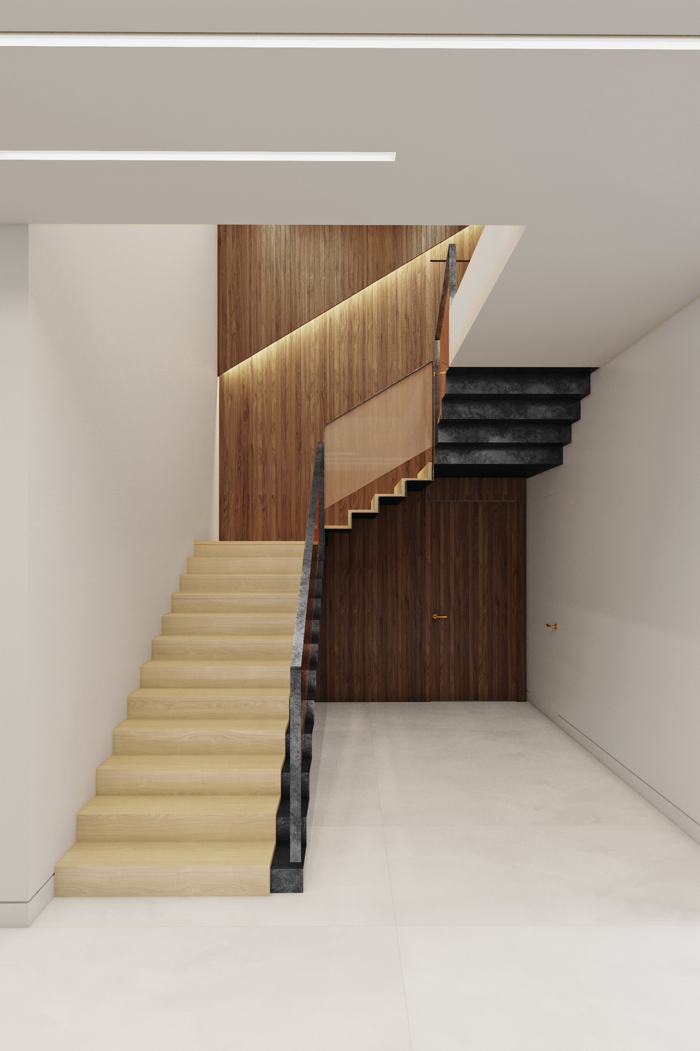 Дизайн лестницы в частном доме фото